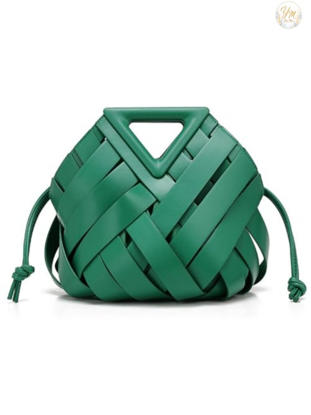 PU Leather Woven Clutch Purse Ladies
